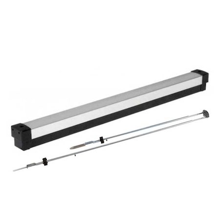 Kenaurd Kenaurd: Heavy Duty Narrow Stile - Concealed Vertical Rod Exit Device - Grade 1 - 48" - AL KED03-CV48-AL